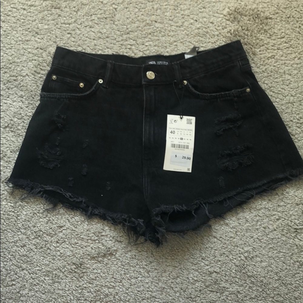 ZARA high waisted short